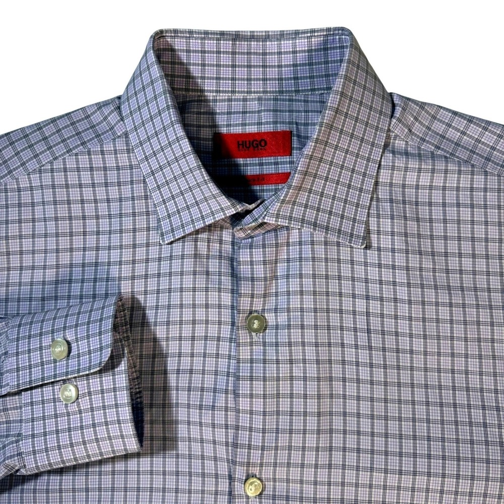 HUGO BOSS Mens Sharp Fit Dress Shirt Size 15 1/2 32‎ 33